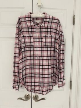 BLL plaid top large